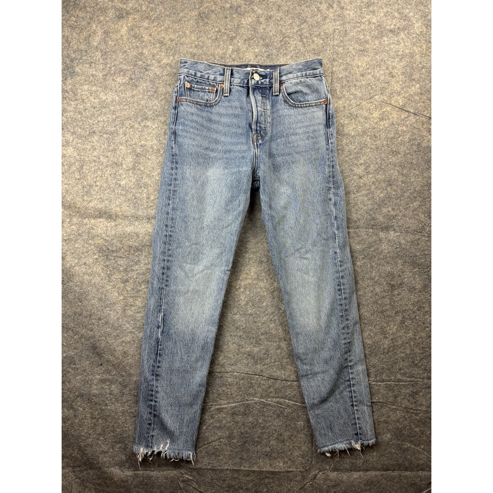 Levi's Light Blue Cropped Ankle Jeans